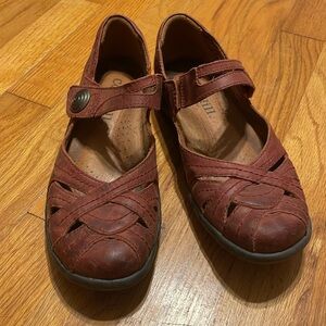 Red Cobb Hill Mary Jane comfort sandals